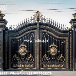 Stunning Front Gate Ideas Iron Wall Grill Design No-1395