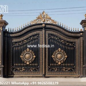 Beautiful Modern Gate Designs Laser Cutting Steel Gate No-1414