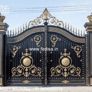 Unique Gate Ideas For Homes Main Gate Portico Design No-1424