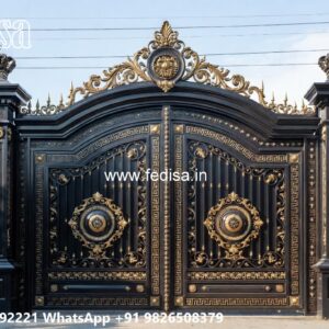 Strong And Stylish Gate Design Ideas Portico Grill Gate Design No-1452