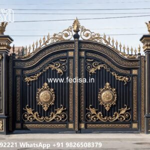 Classic Gate Design Ideas For Entry Garage Iron Gate Design No-1454