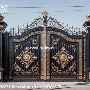 Stylish Gate Design Ideas For 2029 Main Gate Cement Design No-1461