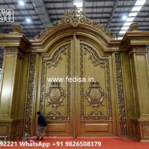 Beautiful Front Gate Design Trends Glass Main Gate Design No-1546