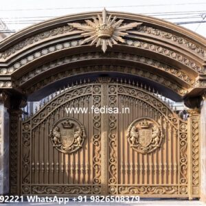 Best Gate Design Ideas For Modern Houses Big Gate With Small Gate No-1629