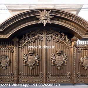 Luxury Wooden Gate Designs For Villas Main Gate Design 2026 Price No-1674