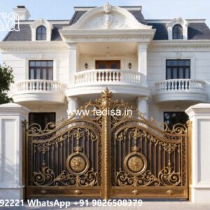 Decorative Garden Gate Ideas Modern Metal And Wood Fence No-1714