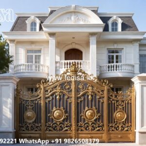 Grand Entrance Gate Designs Front Gate Paint Design No-1719