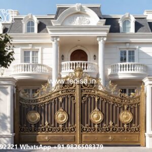 Elegant Villa Gate Design Collection Modern Iron Main Gate Design No-1723
