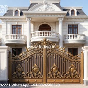 Affordable Gate Design For Homes Wooden Door Gate Design No-1729
