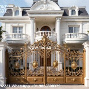 Small House Gate Design Ideas Full Steel Gate Design No-1730