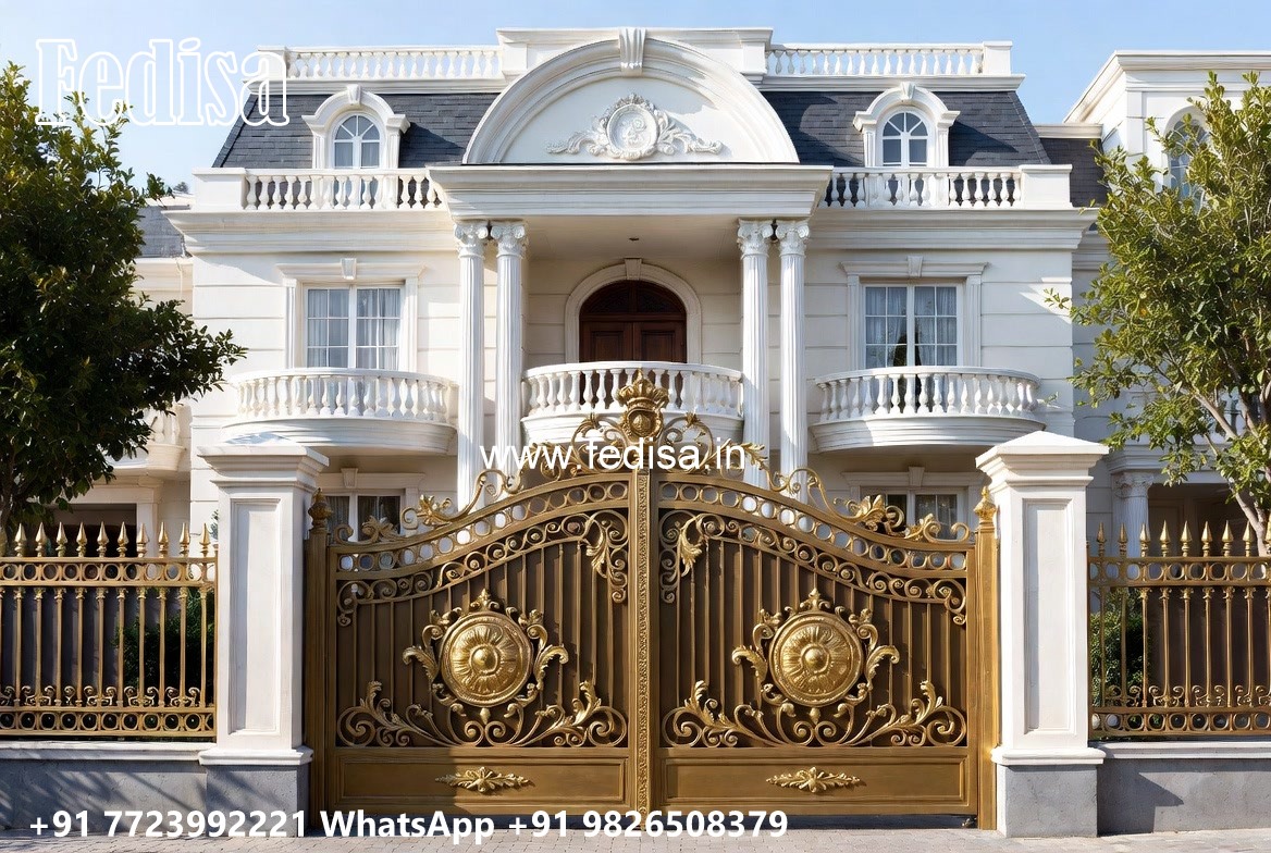 Budget Friendly Steel Gate Ideas Simple Boundary Gate No-1734