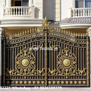 Trendy Gate Design Collection Main Gate With Mini Gate No-1790