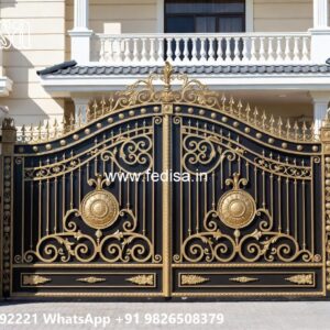 Stunning Front Gate Ideas Grill Boundary Wall Design No-1807