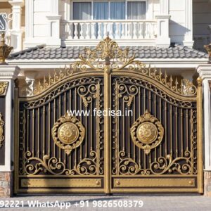 Unique Modern Gate Designs Steel Gate Flower Design No-1814