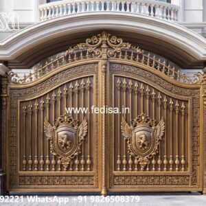 Elegant Gate Design Ideas For Houses Main Gate Wooden Double Door Design No-1877