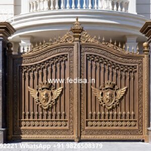 Stylish Gate Designs For Entryway Wooden Jali Gate No-1881