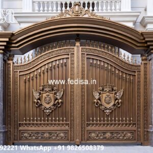 Beautiful Gate Design Ideas For Entryway Gate With Roof Design No-1965