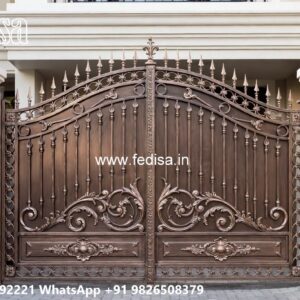 Creative Front Gate Design Inspiration Steel Grill Gate Price No-1996