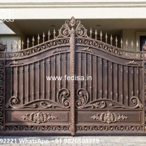 Decorative Gate Design Ideas For Entryway Round Shape Main Gate Design No-2012