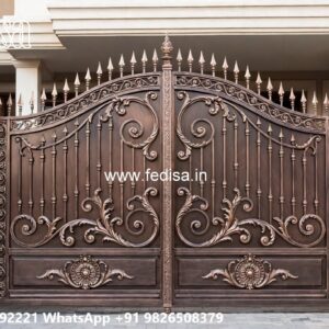 Beautiful Entry Gate Design Collection Steel Compound Gate No-2016