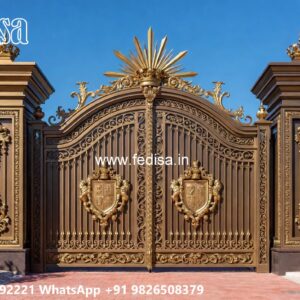 Creative Gate Design Ideas For Entrance Big Gate Color No-2037