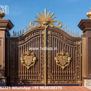 Simple Gate Design Ideas Collection Steel Boundary Gate Design No-2055
