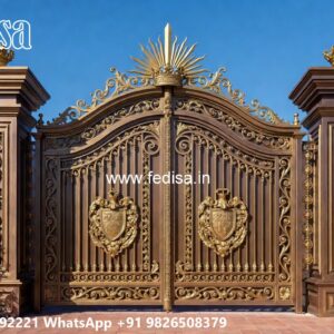 Simple Yet Elegant Gate Design Ideas Modern Courtyard Gate No-2064