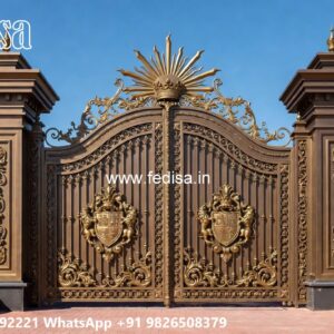 Gate Design Ideas For Village Homes Steel Gate Design 10 Feet No-2076