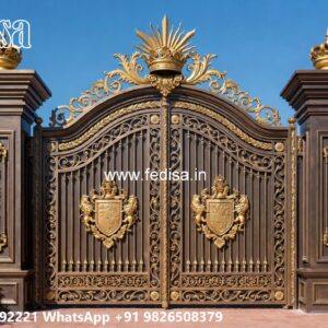 Strong And Stylish Gate Designs For Homes Gate Mailbox Design No-2078