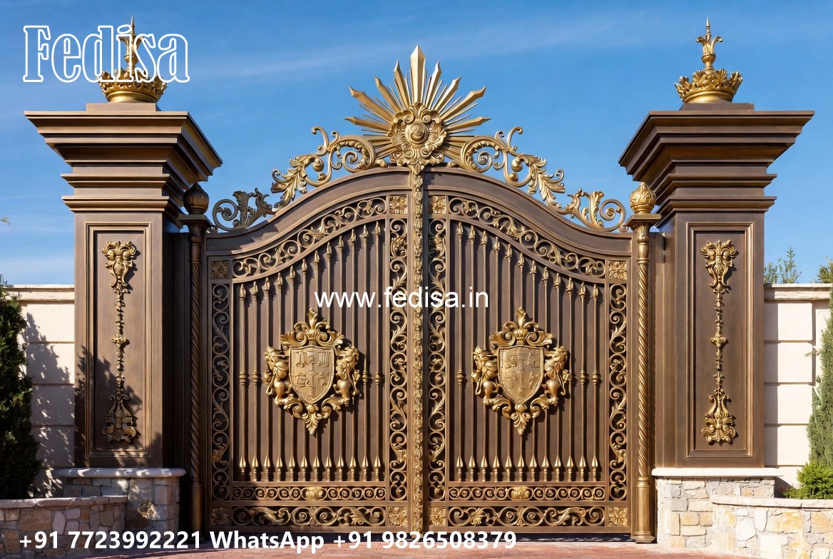 Simple Wooden Gate Designs For Small Homes Steel Single Door Gate Design No-2087