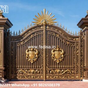 Modern Iron Gate Design Trends Main Gate Steel Design 2026 No-2093