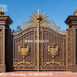 Decorative Iron Gate Design Ideas Main Gate Fatak Design No-2096