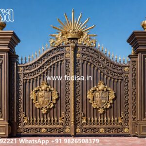Automatic Gate Design Trends Main Gate With Small Door No-2112