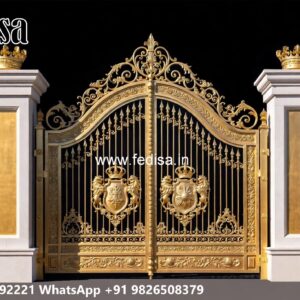 Heavy Security Gate Design Inspiration Main Gate Round Design No-2157