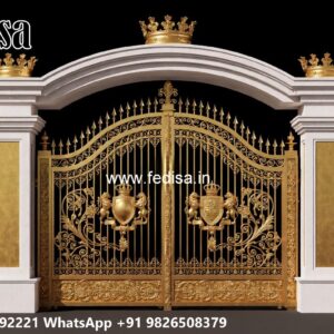 Best Security Gate Designs For Homes Steel Gate Design With Glass No-2159