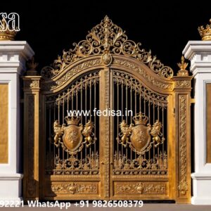 New Main Gate Design Trends Front Wooden Gate Design No-2163
