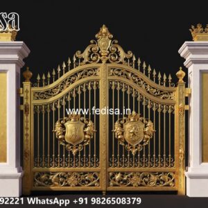 Elegant Entrance Gate Designs Sliding Gate Pillar Design No-2170