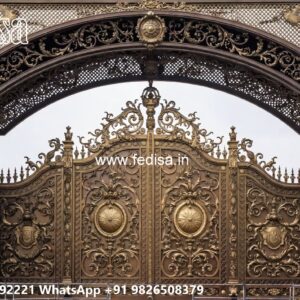 Front Gate Design Trends 2031 Double Door Grill Gate No-2180