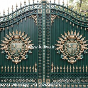 Lohe Ka Gate Traditional Wooden Gate Design For Homes No-2235