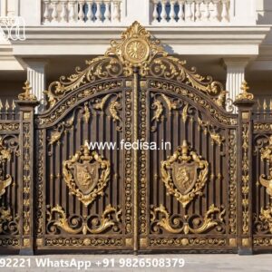 Double Door Grill Gate Design For Main Door Cheap And Stylish Gate Designs No-2298