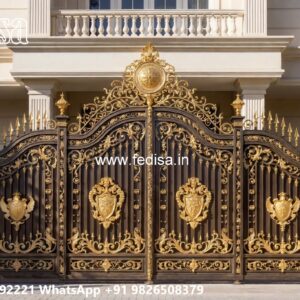 Boundary Wall Design With Grill Safe Gate Design For Home Entrance No-2304