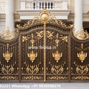 Double Door Gate Design Modern Steel Gate Inspiration No-2368