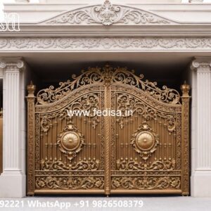 Compound Wall Gate Front Entry Gate Ideas No-2384