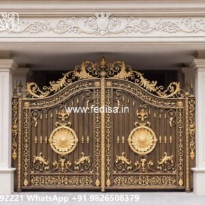 Double Gate Design Beautiful Modern Gate Designs No-2391