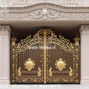 Artistic Gate Design Ideas For Entry Iron Main Gate Design No-2479