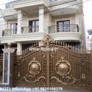 Stylish Entrance Gate Designs Main Gate Color Design No-2536