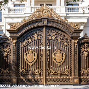Elegant Entry Gate Styles Glass Gate Design No-2609