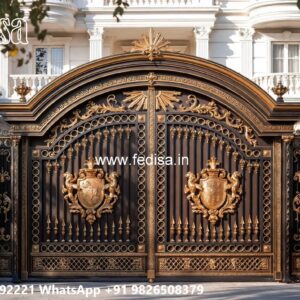 Unique Gate Designs Collection Modern Iron Gate Design No-2615