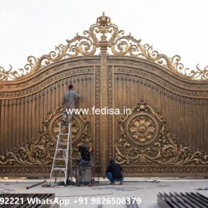 Beautiful Entry Gate Designs For Houses Compound Grill Design No-2656