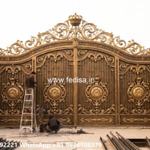 Simple Gate Design Ideas With Style Wrought Iron Gate Designs No-2662